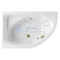 Акриловая ванна Excellent Aquarella 150x100 асимметричная WAEX.ARL15.ULTRA.BR бронза