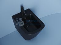 Подвесное биде Ceramicanova Union Черное матовое CN4010MB