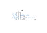 Держатель ручного душа AQUATEK, матовый черный AQ2406MB
