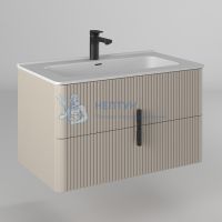 Тумба с умывальником Briz Арно 80 см Бежевая матовая 105 03-18080-16 00 БЕЖ