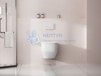 Унитаз Abber Rechteck AC1218 подвесной белый, безободковый, смыв торнадо и струйный смыв