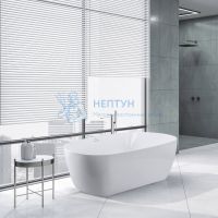 Акриловая ванна BelBagno 170x80 отдельностоящая овальная BB415-1700-800