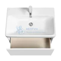 Тумба под раковину AQUATON Асти 70 белый матовый, белый глянец 1A263001AX2B0