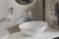 Смеситель Abber Glanz AF8H12 для раковины скрытого монтажа, хром