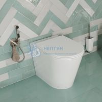 Унитаз приставной, безободковый, Calipso, Iddis CALRDSEi26