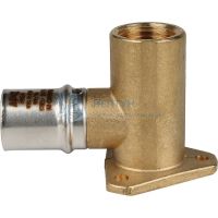 Угольник пресс настенный с креплением удлиненный 20x1/2" ВР Stout SFP-0012-001220
