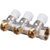 Коллектор распределительный 3/4", 3 отвода 1/2" Stout SMB 6851 341203