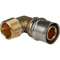 Угольник пресс 26x3/4" НР Stout SFP-0011-003426