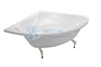 Ванна Эстет Avrora 140 silk ФР-00014520 140х140 пристенная угловая