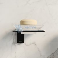 Мыльница цвет черный Iddis Slide SLIBSG0i42