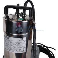 Насос дренажный Stout с режущим механизмом, с поплавком, кабель 10 м SPD-0004-2 11100