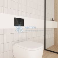 Клавиша смыва, универсальная, черная, Unifix, 010, Iddis, UNI10B0i77
