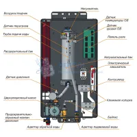 Настенный электрический одноконтурный котёл Navien EQB 06HW (6 кВт)