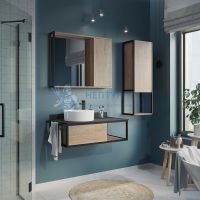 Шкаф-колонна Comforty Лиссабон-40 дуб темный 00-00006270