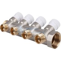 Коллектор распределительный 1", 4 отвода 1/2" Stout SMB 6851 011204