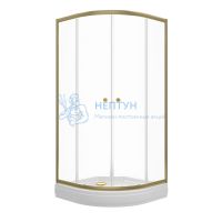 Душевое ограждение Triton Альфа-Голд 900x900 четверть круга Щ0000073921