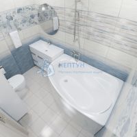 Акриловая ванна Triton Николь 160x100 асимметричная Щ0000048679
