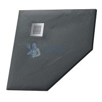 Душевой поддон Grossman GR-S29090D 900x900 графит