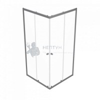 Душевой уголок "Вента-Графит" 90x90, квадрат Triton