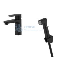 Смеситель для умывальника Черный матовый Aquatek Ника AQ1812MB