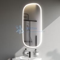Зеркало сложной формы с контурной LED-подсветкой, ИК-сенсором, вытянутое Am.Pm M8FMOX0651WGH