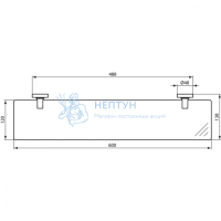 Полка 520 мм Ideal Standard IOM A9125AA