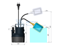 Дренажный насос Unipump SUB 209 P