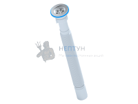 Сифон для мойки АНИ пласт G214 1 1/4" 40 мм гофрированный 520-1350 мм