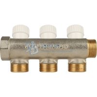 Коллектор распределительный 3/4", 3 отвода 3/4"ЕК Stout SMB 6851 343403