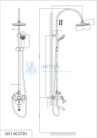 Душевая система D&K Rhein.Schiller DA1463701C09