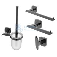 Комплект аксессуаров для ванной комнаты Black & White GA-7820GM