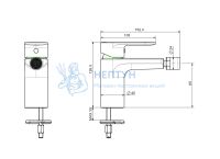 Смеситель для биде Хром Aquatek Ника AQ1818CR