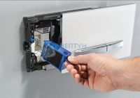 Вставной блок для Geberit DuoFresh Stick, для смывных бачков скрытого монтажа Sigma 12 см: Серый антрацитовый RAL 7016 115.062.BZ.1