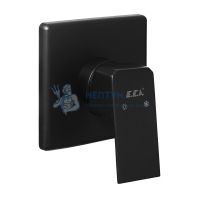 Встраиваемый смеситель для душа ECA 102167105C1EX-K матовый черный