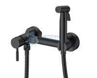 Гигиенический душ встраиваемый RUSH Melos SUS1101-99Black черный