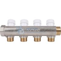 Коллектор распределительный 3/4", 4 отвода 1/2" Stout SMB 6851 341204