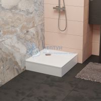 Душевой поддон 80*80*3,5 h23 RGW STYLE /Квадрат Ø90 (FW5-8)