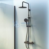 Душевая система с термостатом черная X-Joy Am.Pm F0785A422