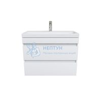 Тумба с умывальником подвесная, белая, 80 см, Zodiac, Iddis ZOD8CB0i95K подходит ум. 3508000i28