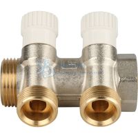 Коллектор распределительный 1", 2 отвода 3/4"ЕК Stout SMB 6851 013402