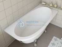 Ванна Эстет Venecia silk ФР-00014528 170х80 пристенная асимметричная правосторонняя