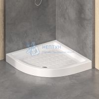 Душевой поддон 80*80*10 RGW CR/R-088 /Полукруг Ø60 Керамический