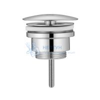 Донный клапан Abber AF0012 без перелива, фиксированный, хром