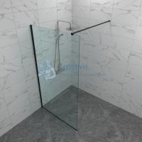 Душевая перегородка Triton Плано-Блэк 80x200