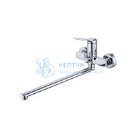 Смеситель для ванны с длинным изливом, глянцевый хром, Parker, IDDIS, PARSB02i10WA