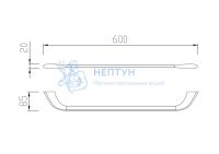 Полотенцедержатель ABBER Nord AA1552B черный матовый
