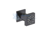 Боковая форсунка 50*50 AQUATEK, матовый черный AQ2098MB