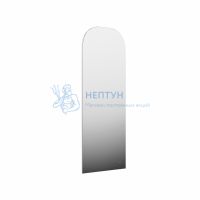 Зеркало VETRATA R 400х1035 мм, сенсор со сменой цвета подсветки и антизапотевание, белое  