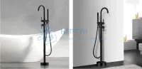Смеситель колонна для ванны REA ORTIS Black mat REA-B0232