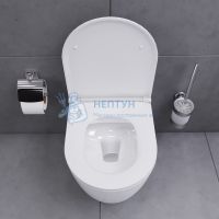 Унитаз подвесной безободковый с сиденьем микролифт Am.Pm Sirius DX86C1700SC